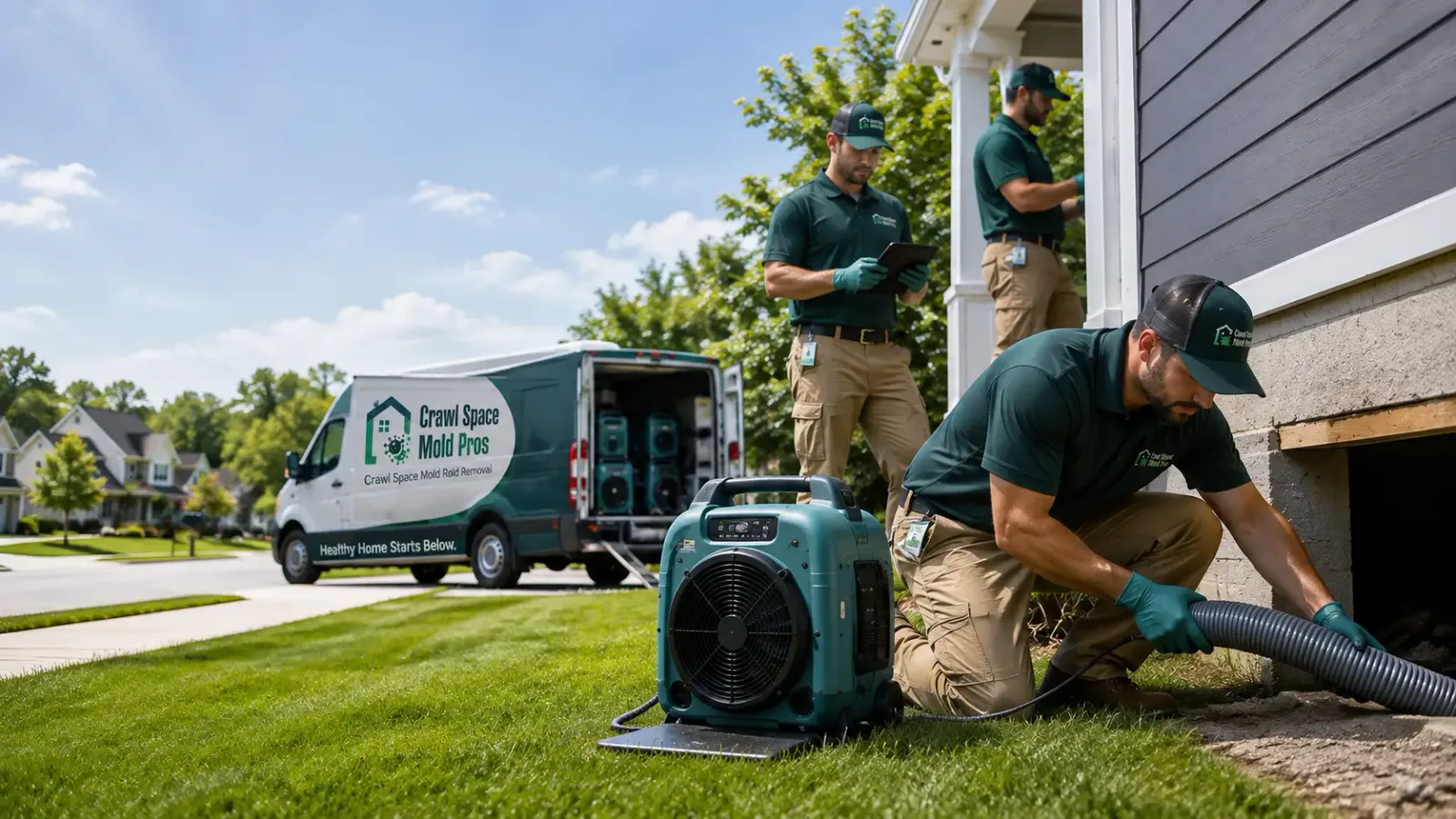 Crawl Space Mold Removal in Austin, PA